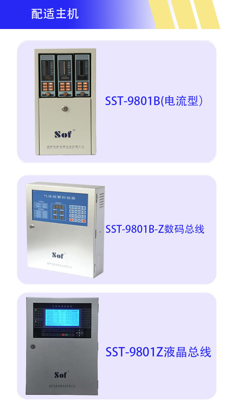 索富通GT-9801TC-NO2二氧化氮氣體探測器(圖5)